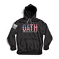 All Ways Caring Team - My Oath Color Hooded Sweatshirts - Black - White Print