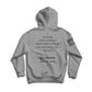 All Ways Caring Team - My Oath Neutral Hooded Sweatshirts - Gray - Black Print