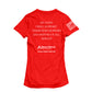 BrightSpring Team - My Oath Neutral Short Sleeve V-Neck - RED - White Print