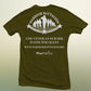 Pharmerica Team - Supporting Warrior Battalion Short Sleeve T-Shirt - OD Green - White Print